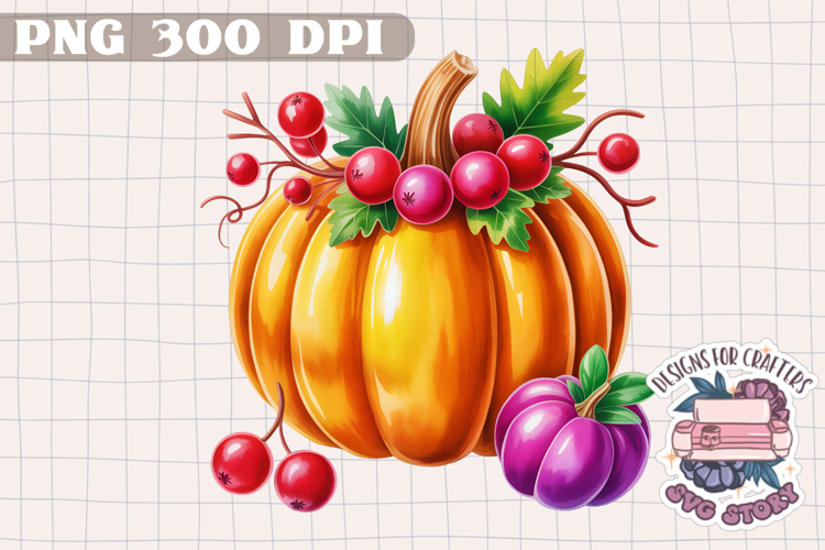 Fall Pumpkin Clipart Image 4