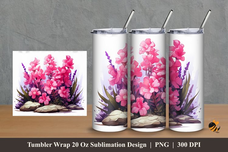 Luxurious Shape Tumbler Wrap Sublimation Design 2