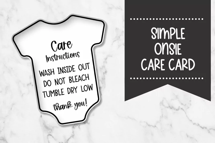 Simple Jumper Care Card
