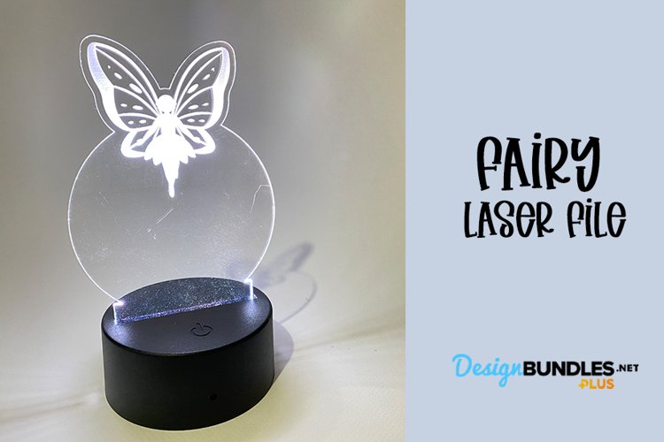 Fairy LED Acrylic Sign Laser Cut Project
