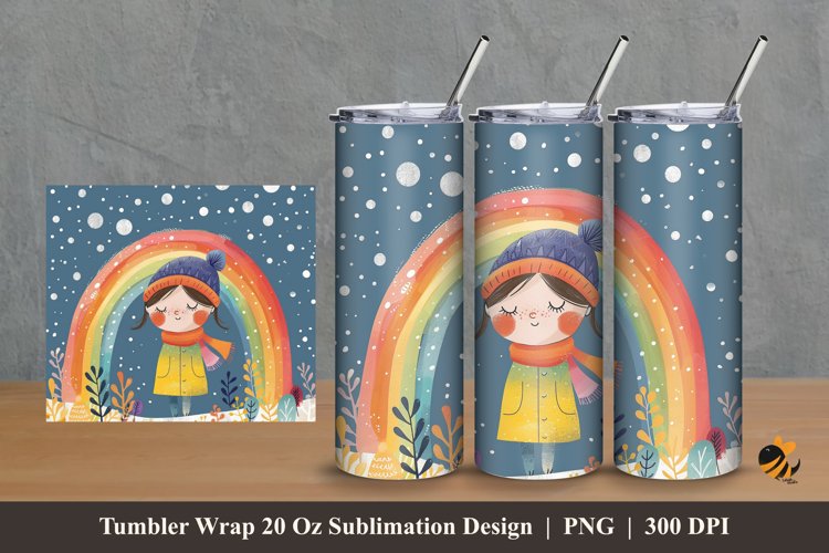 Rainbow Tumbler Wrap Image 11