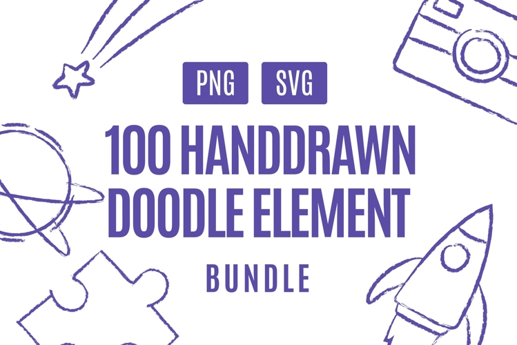 100 Sketch Doodle Illustration Set 01