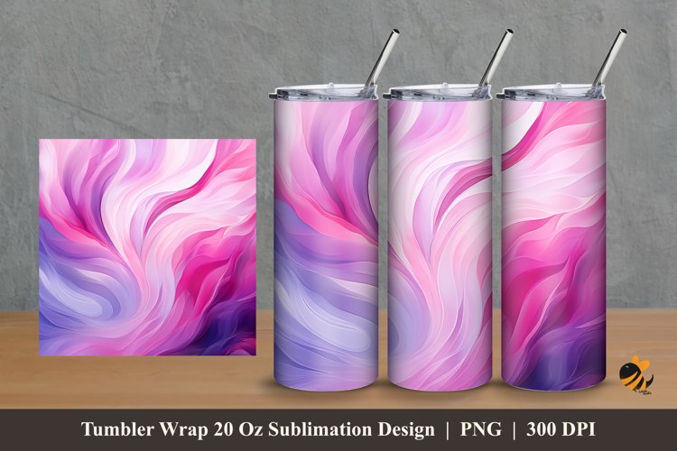 Whirlpool Tumbler Wrap Sublimation Design 2
