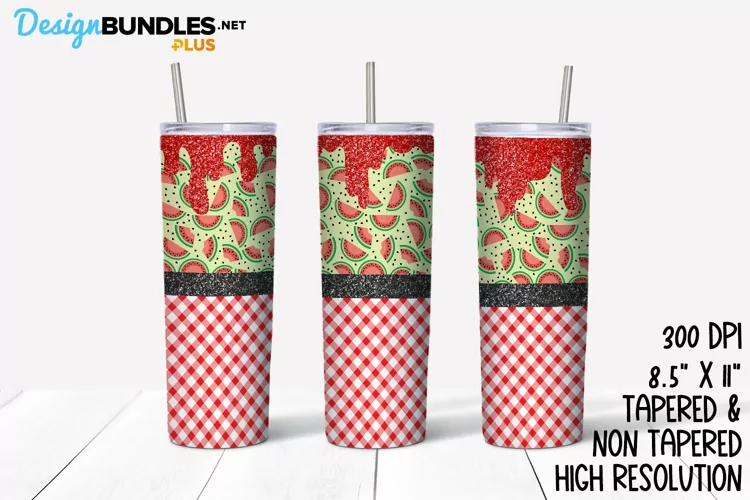 Watermelon Picnic Tumbler Wrap