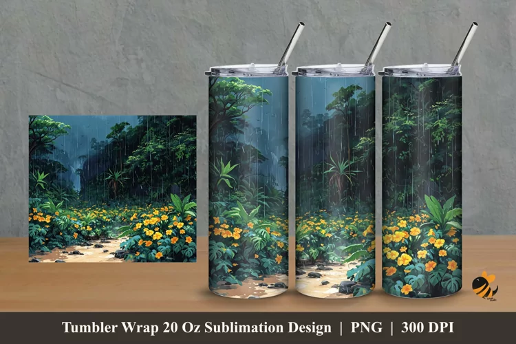 Hill Park Tumbler Wrap Sublimation Design 2
