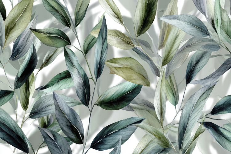 Green Tropical Leaf Background