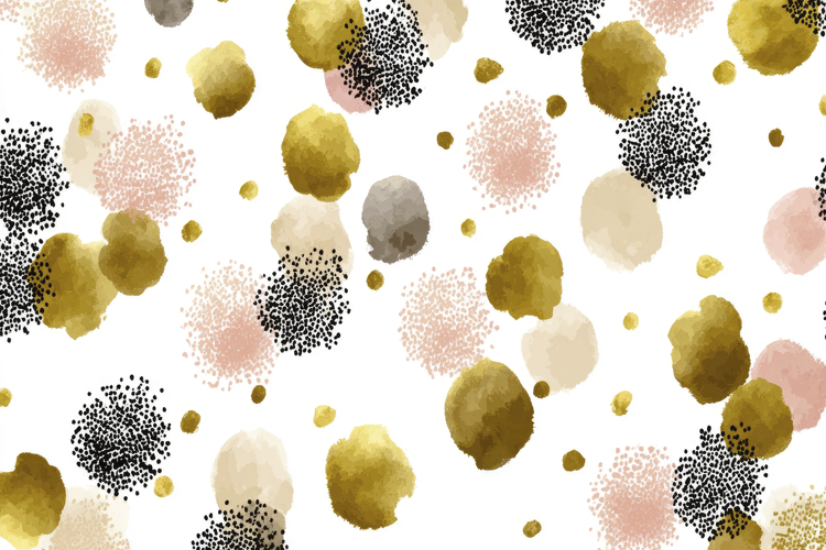 Abstract Watercolor Dots Background Wallpaper