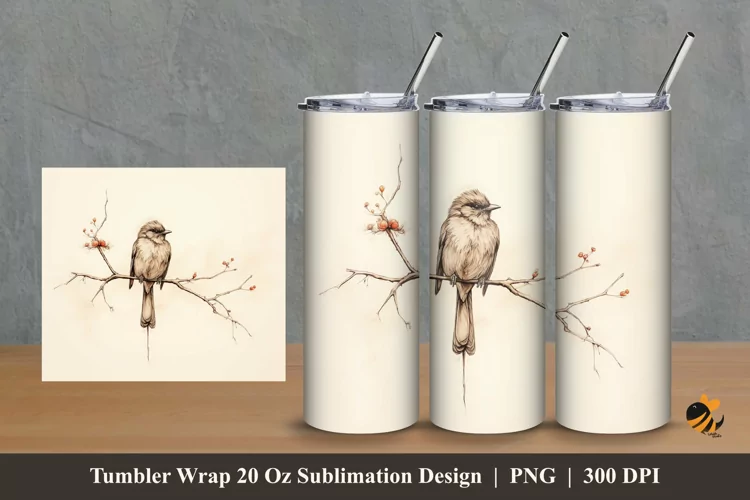 Old Times Tumbler Wrap Sublimation Design 2