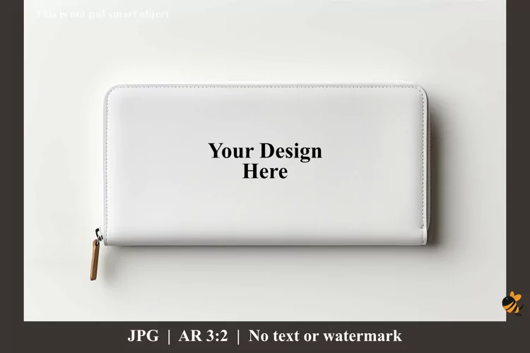 Girls Wallet Mockup Design Illustration 2