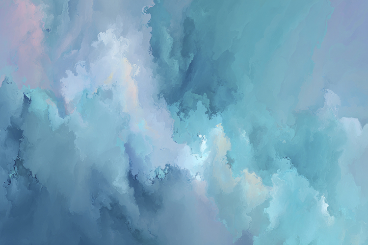Pastel Blue Watercolor Background Wallpaper