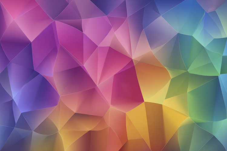 Colorful Low-poly Background