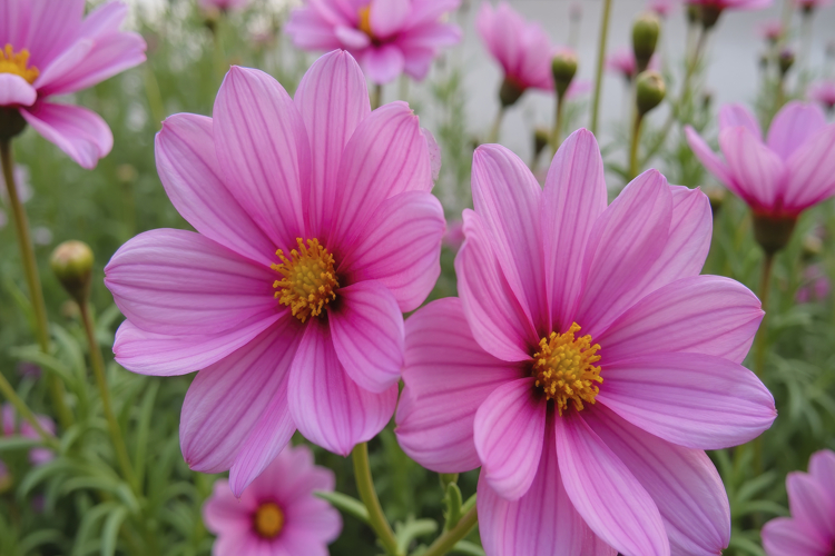 Cosmos Flower Background