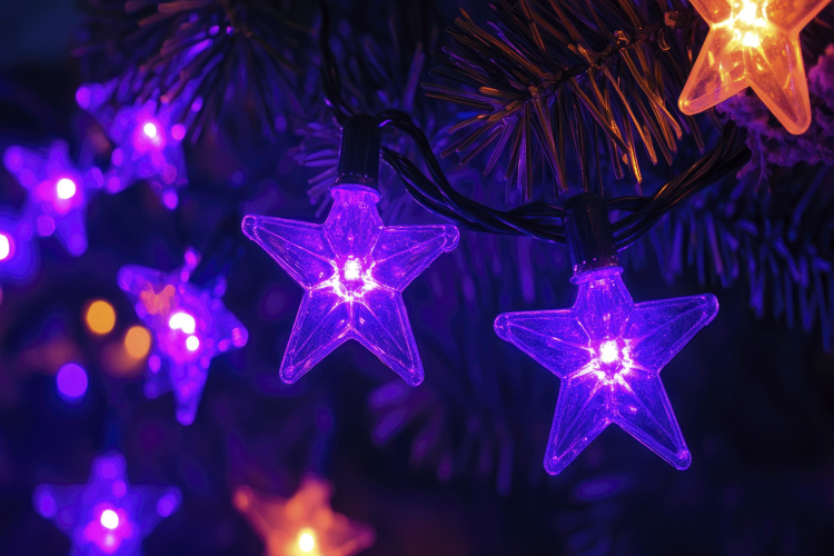 Star LED Lights Background Wallpaper