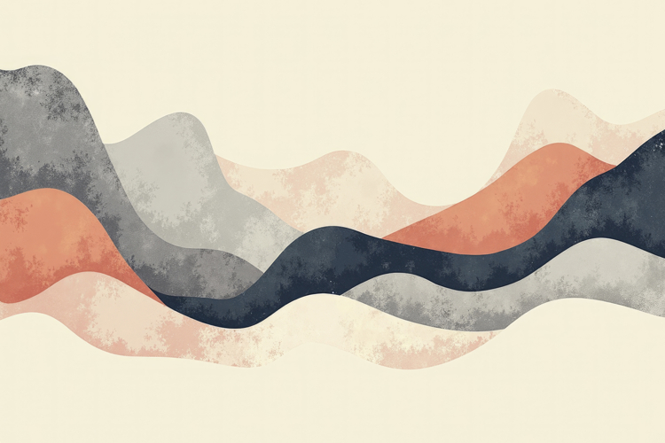 Wavy Layers Background Wallpaper