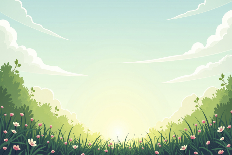 Wildflowers Background Wallpaper