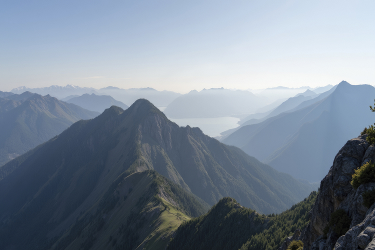 View Of Mountains Background