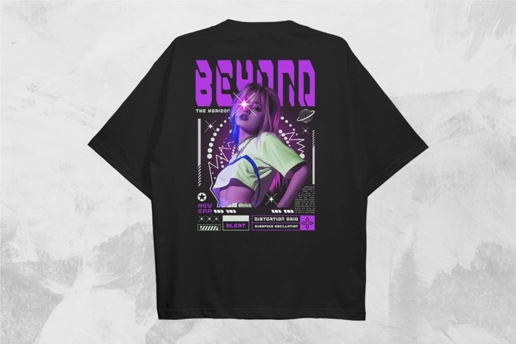 Beyond the Horizon Streetwear PNG T-shirt Design example image 1