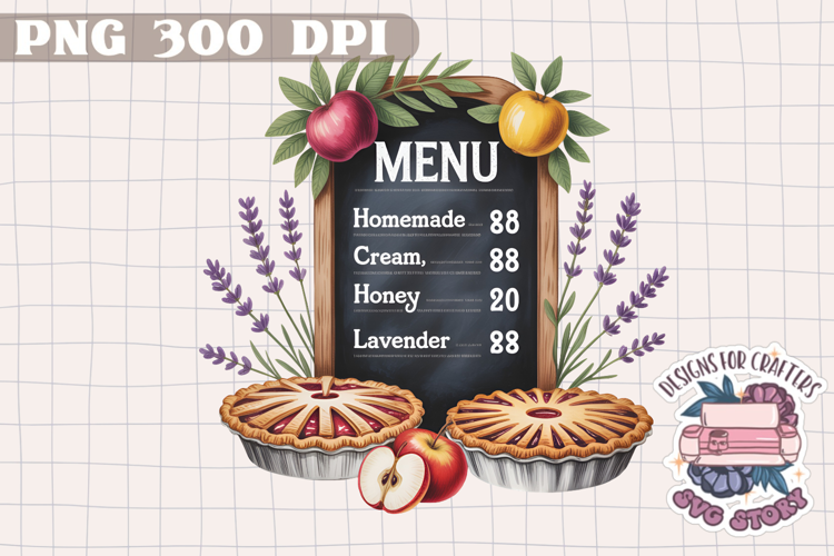 Watercolor Vintage Market Clipart PNG Sublimation Summer