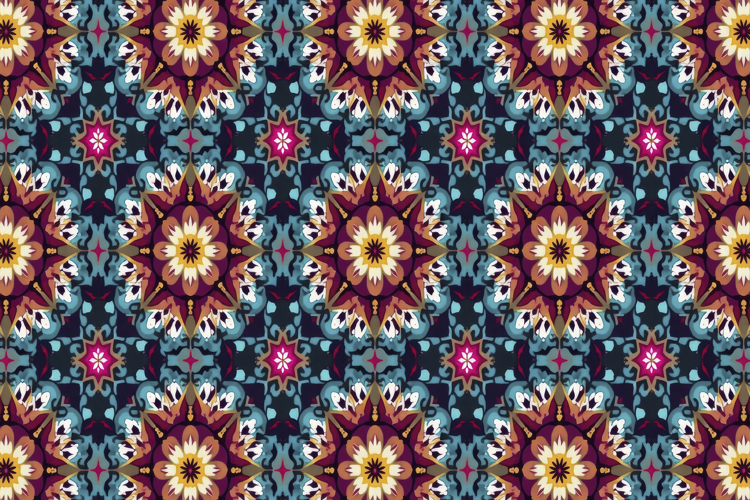 Kaleidoscopic Pattern Background