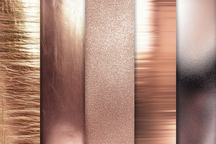 Rose Gold Foils Background Wallpaper