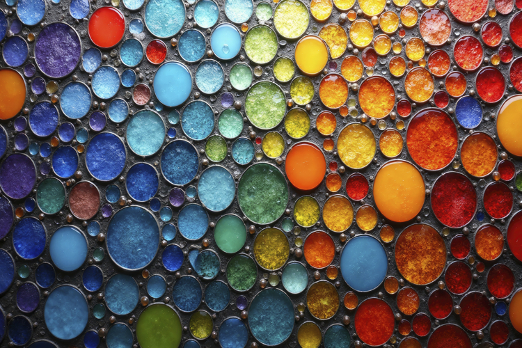 Abstract Mosaic Artwork Background Wallpaper