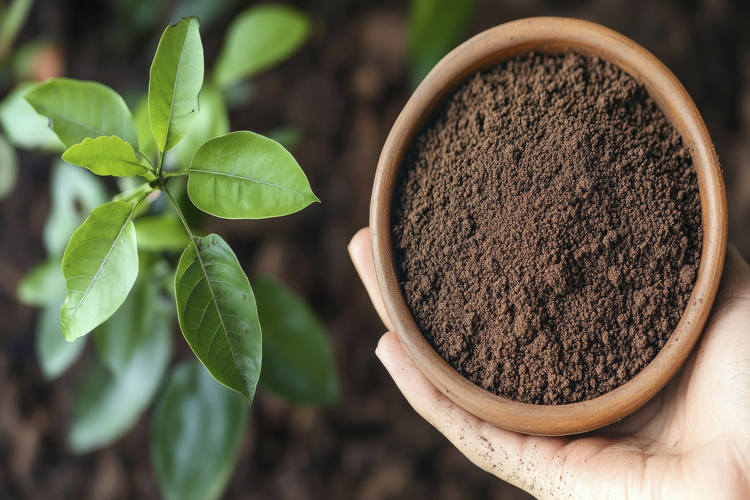 Tea Powder Background Wallpaper