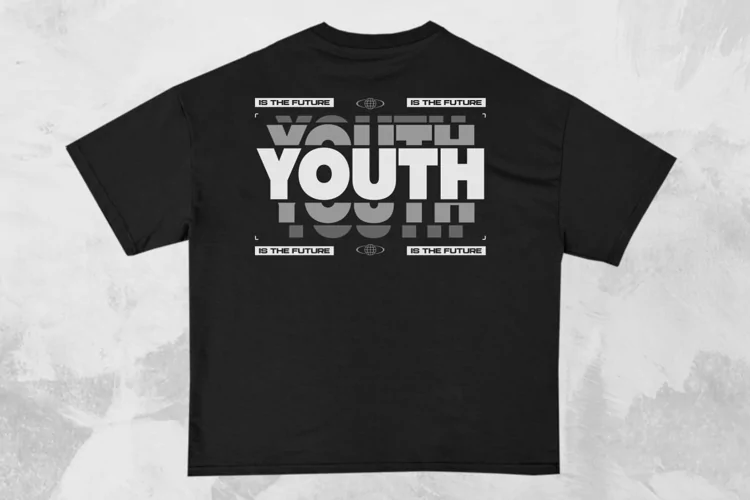 Youth Streetwear Typography T-shirt Design