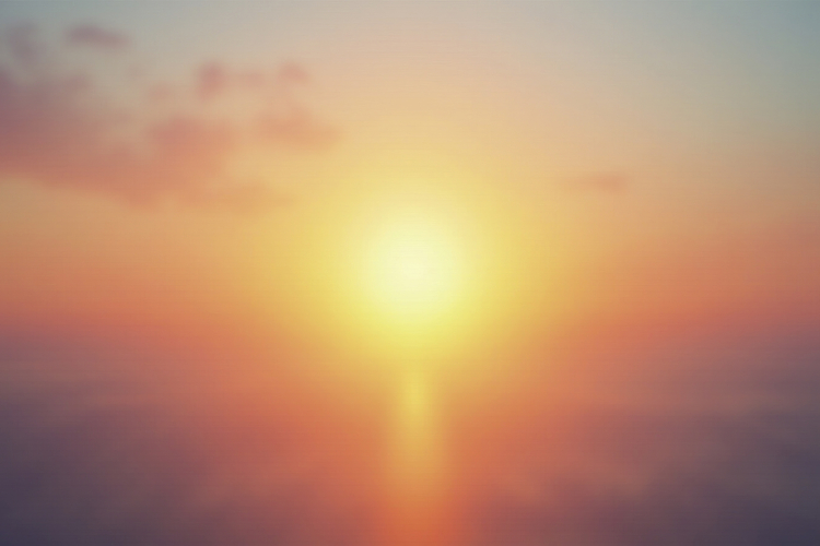 Blurred Sunset Background Wallpaper