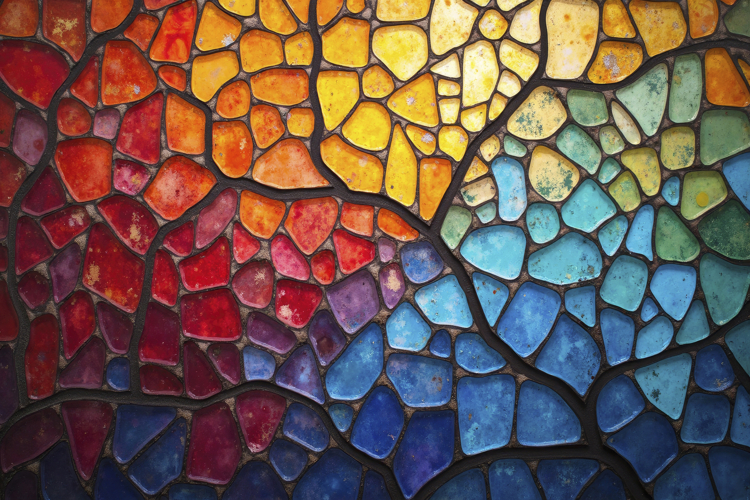 Stained Glass Texture Image 19