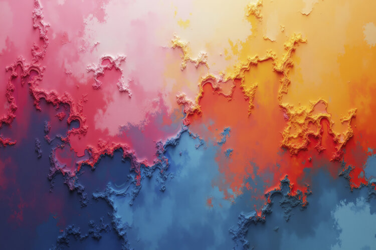Vibrant Abstract Colors Background Wallpaper example image 1