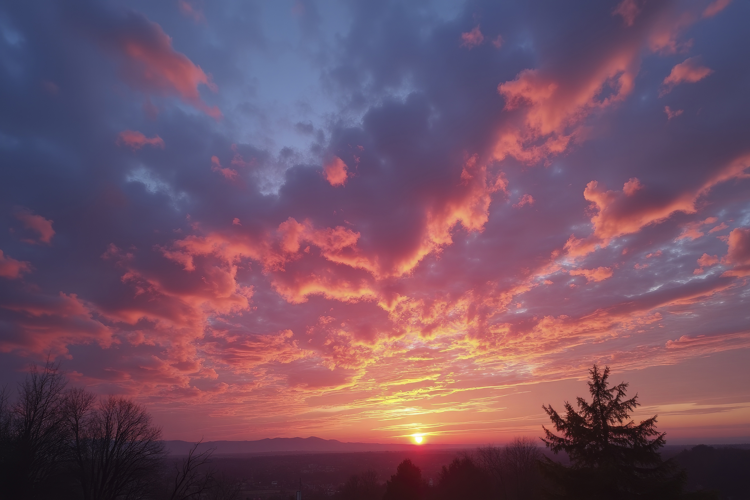 Dramatic Clouds Background Wallpaper