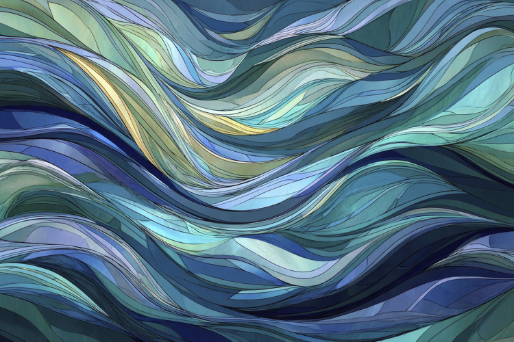 Flowing Lines Background Wallpaper