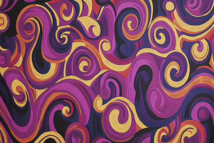 Purple Pattern Background Wallpaper