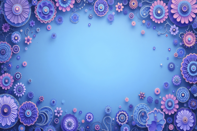 Floral Frame background