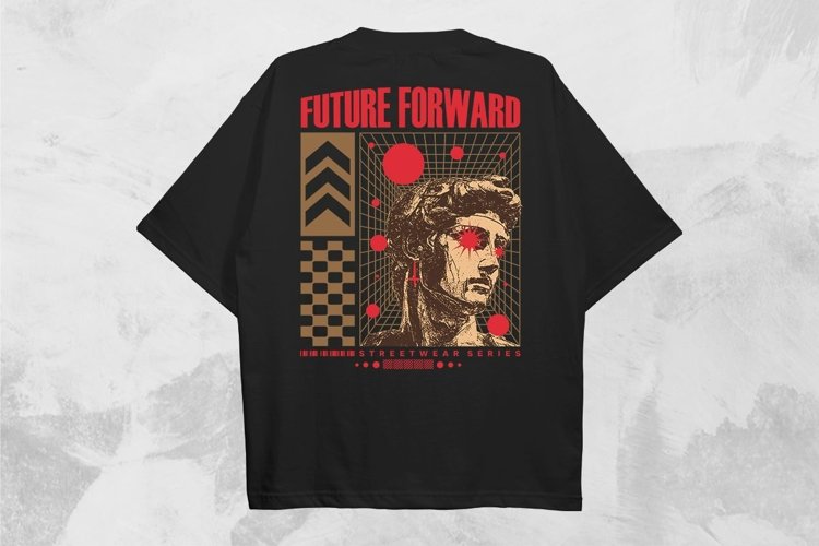 Future Forward Streetwear PNG T-shirt Design example image 1