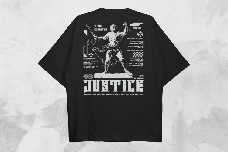 Justice Streetwear PNG T-shirt Design