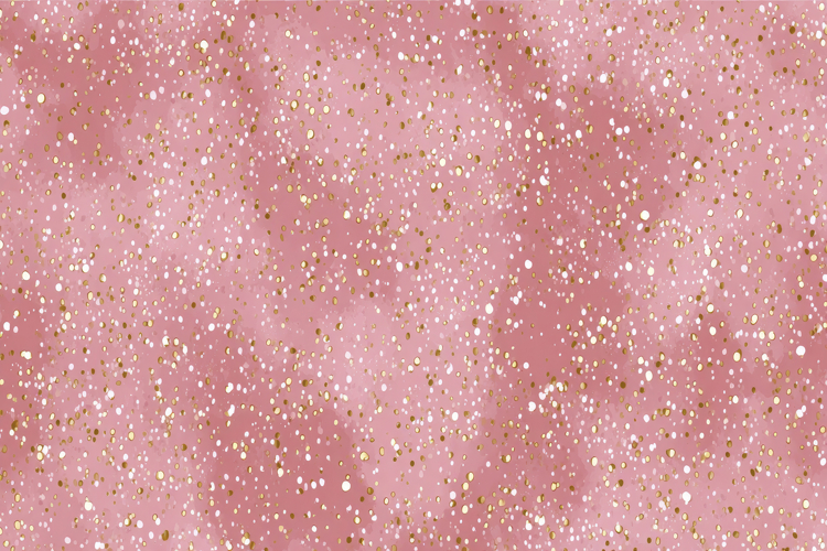 Gold Glitter Pink Background