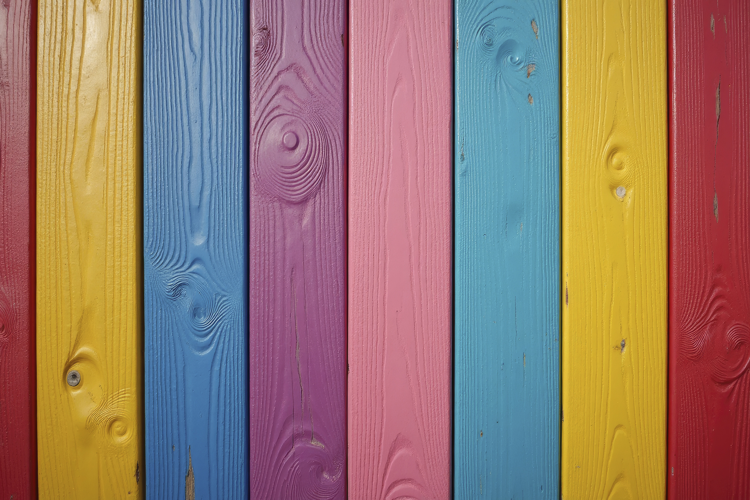 Vertically Aligned Wooden Planks Background Wallpaper