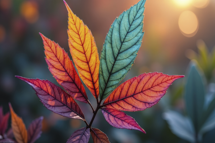 Colors Leaves Background Wallpaper