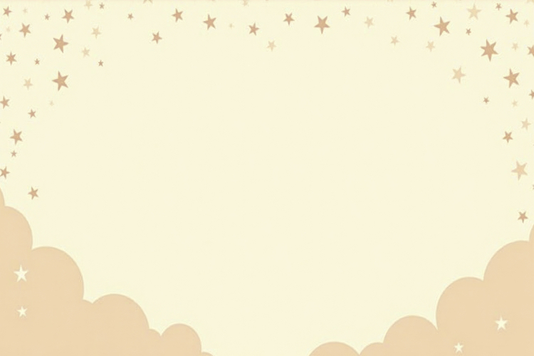 Clouds and Stars Background Wallpaper