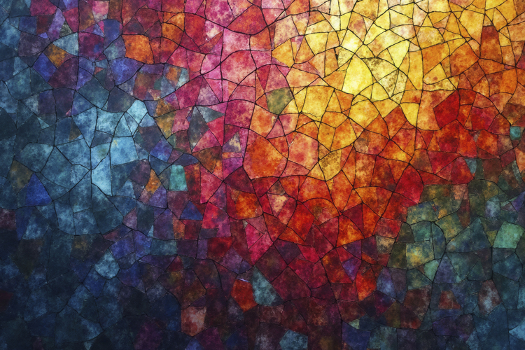 Stained Glass Pattern Background Wallpaper