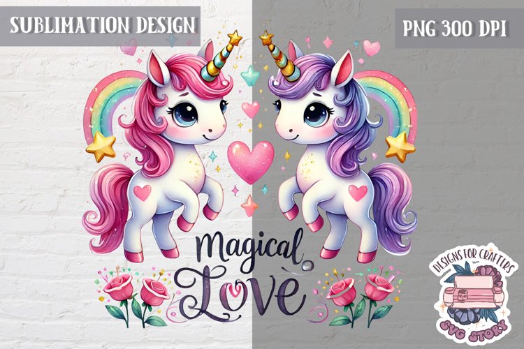 Valentine Love Animals Cute Quote Sublimation Design PNG