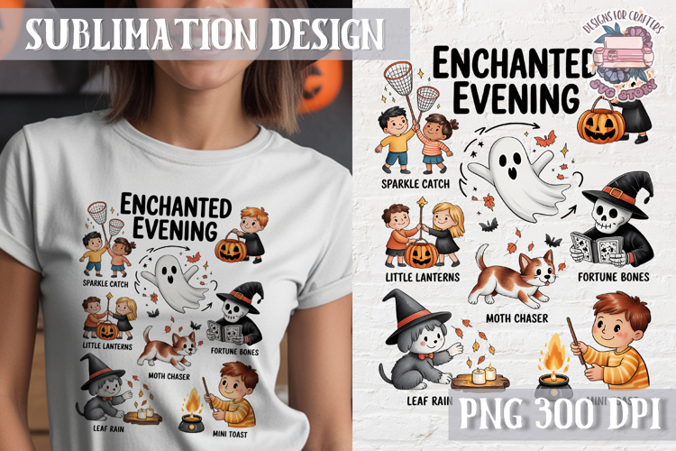Cute Halloween Clipart PNG Sublimation Cozy Ideas Tshirt