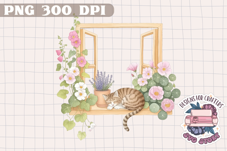 Watercolor Delicate Cottage core Summer Clipart PNG