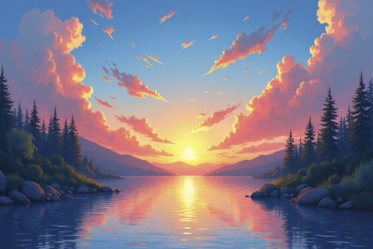 Sunset Background Image 6