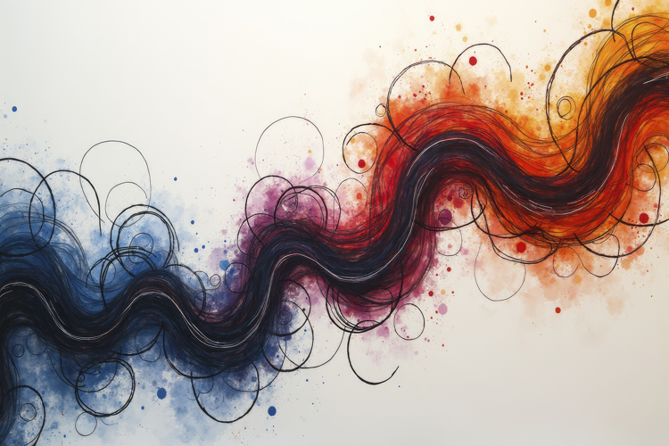 Abstract Digital Art Piece Background Wallpaper