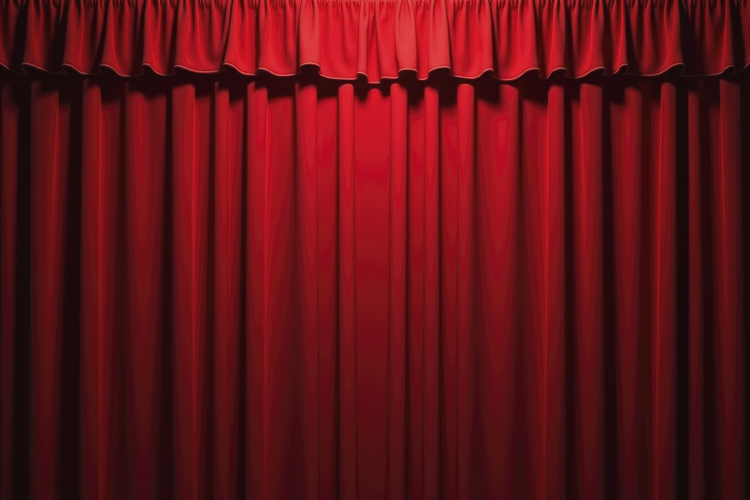Stage Curtains Background Wallpaper