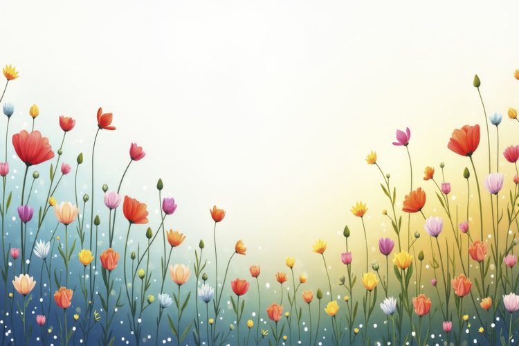 WildFlowers Background Wallpaper