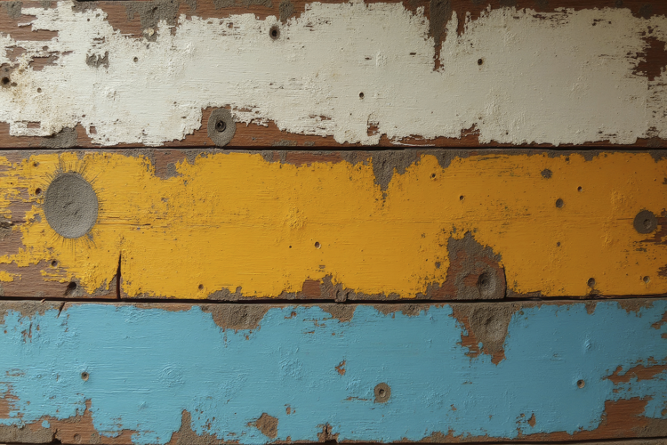 Weathered Wooden Planks Background Wallpaper