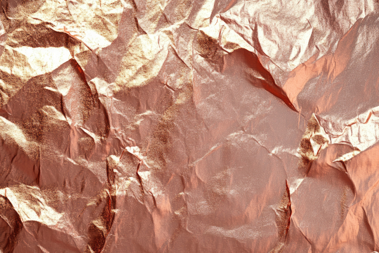 Rose Gold Foil Texture Background Wallpaper